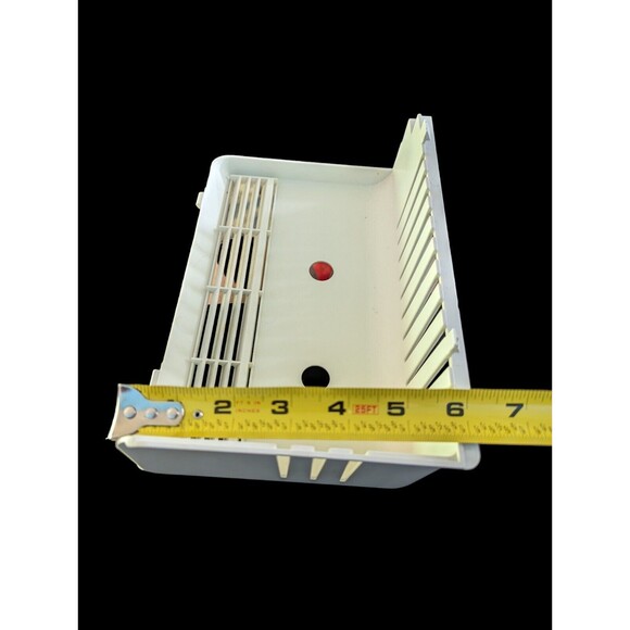 Amana Refrigerator Temp Assure Control Cover 2 Settings Snaps In Vent White Blue - Picture 8 of 8